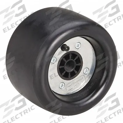 DYNABRADE Inflatable Pneumatic Wheel: 5 in Dia x 3 1/2 in W, 5/8"-11 Internal-Thread - Pneumatic Wheels for Inline Drum Sanding Belts