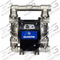 GRACO Electric Diaphragm Pump: Stainless Steel Body, 1 1/2 in Fluid Connection Size, NPT Connection (MPN TE80-0004). Key specifications — Nameplate Voltage: 240V AC; Brand: GRACO; Check Valve Material: PTFE; Seat Material: SS.