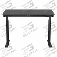 VERSADESK Electric Sit-Stand Desk: Black, Wood, 48 in Overall Wd, 30 in Overall Dp, Laminate/Steel (MPN VT1074830-01-01). Key specifications — attr989930: Black; attr989931: Steel; attr989903: VERSADESK; attr989914: Black; attr989916: Wood.