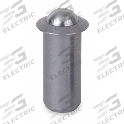 TE-CO Ball Plunger: Press Fit, 18-8 SS Body w/ 400 SS Ball, 1/4 in Body Dia - Press-Fit Ball Plungers