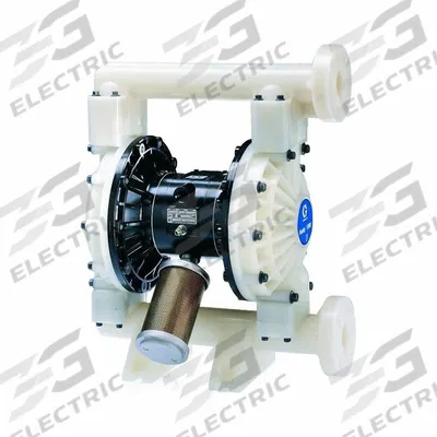 GRACO Diaphragm Pump: PVDF Body, 1 1/2 in, NPT Connection, 100 gpm - PVDF Housing AODD Pumps