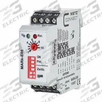 METZ CONNECT Relay: DIN-Rail Mounted, 230V AC/24 V AC/DC, 0.15 sec – 10 hr (MPN 110657). Key specifications — Delay Function: Off Delay; Input Voltage: 230V AC; Coil Voltage: 230V AC/24 V AC/DC; Brand: METZ CONNECT.