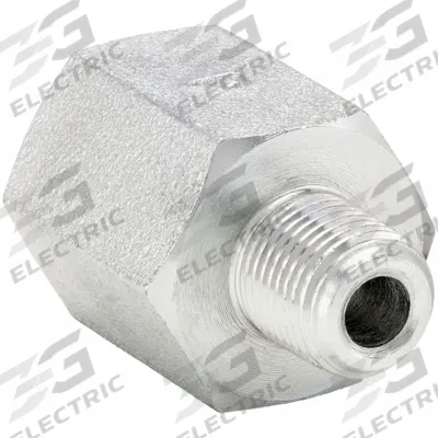 PARKER Metal Pipe Straight: Straight, Steel, 1/4 in x 1/2 in - Hydraulic Threaded Extreme-Pressure Pipe Fittings