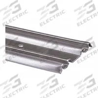 PRIME-LINE Track: 4 ft Lg, 2 9/16 in Wd, 1/4 in Ht, 5 lb Max Wt, Bottom (MPN N 6879). Key specifications — Product Type: Track; Brand: PRIME-LINE; Track Type: Bottom.