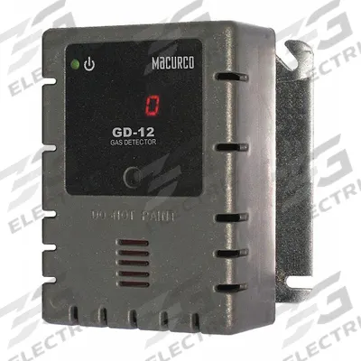 MACURCO Fixed Gas Detector: Hydrogen/Methane/Propane, cETLus Certified, Gas Detector - Fixed Gas Detectors