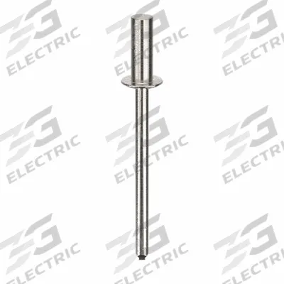 POP AVDEL Blind Rivet,1.458" L,0.124" dia,PK500: Inch, 1 29/64 in Overall Lg, 23/64 in Body Lg - Domed-Head Blind Rivets