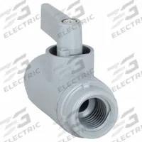 APPROVED VENDOR Manual Two-Way Ball Valve: 1/4 in, PVC, Straight, FNPT x FNPT, Full Port Ball Port (MPN 3990290). Key specifications — Brand: APPROVED VENDOR; Handle: Wedge.