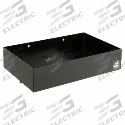 BUYERS PRODUCTS Gas Can Rack: 18 3/4 in Lg, Steel, Secure Strap, Gas Can Rack - Trailer Frame-Mount Tool Holders