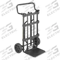 DEWALT Tough System Hand Truck: 20 1/8 in W x 26 7/8 in D x 43 5/8 in H, Black (MPN DWST08210). Key specifications — attr1117257: DEWALT; attr1117131: Black; attr1136067: Rigid.