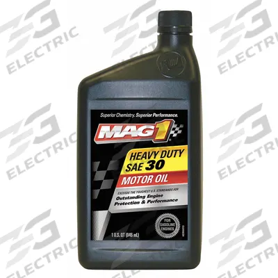 MAG 1 Engine Oil: Conventional, Biodegradable, 1 qt Size, Bottle, 30 - Gasoline Engine Oil