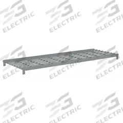 TENNSCO Shelf: 48 in x 12 in, 500 lb Load Capacity, Steel, 5 ga Decking, Gray, Shelf (MPN ZAESH-4812W). Key specifications — Decking Material: Steel; Includes: (2) Beams; Decking Finish: Zinc Plated; Shelf Configuration: Single Straight; Color: Gray; Frame Material: Steel; Brand: TENNSCO; Frame Finish: Zinc Plated.