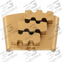 HUSQVARNA Grinding Tool: Extra Soft, 25 Grit, Gold, 3 Segments, Clockwise/Counterclockwise, Metal (MPN ELITE-GRIND EZ XS25 TS). Key specifications — attr81237: Gold; attr81244: Metal; attr122184: Grinding Tool; attr122180: Extra Soft Concrete; attr81239: 970755004; attr81227: HUSQVARNA.