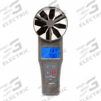 TRIPLETT Anemometer: 1 fpm Air Velocity Resolution, CFM, Rotating Vane, Air Flow/Air Velocity/Temp (MPN CFM400). Key specifications — Vane Material: Plastic; Data Logging: No; Manufacturer Part Number: CFM400; Brand: TRIPLETT; Temperature Accuracy: +/ 1.1°; Digital Display Screen Type: LCD; Display Type: Digital; Includes: Carrying Case.
