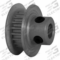 DAYTON Timing Pulley: Modified Curvilinear, Fixed, For GT Timing Belt Section, For 3 mm Belt Wd (MPN 20-2P03M6FA4). Key specifications — Brand: DAYTON; Finish: Clear Anodized; For Belt Series: Powerhouse®.