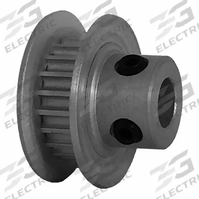 Dayton Timing Pulley: Modified Curvilinear, Fixed, For GT Timing Belt Section - GT Section Fixed-Bore Timing Pulleys with Hub