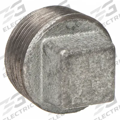 ANVIL Plug: Plug, 300 psi @ 150° F, 1 1/2 in, NPT Threaded, Malleable Iron - Medium-Pressure Threaded Pipe Fittings