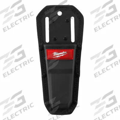 MILWAUKEE Sheath: For 2 in Belt Wd - Max, 1 Pockets - Synthetic Leather Tool Sheaths