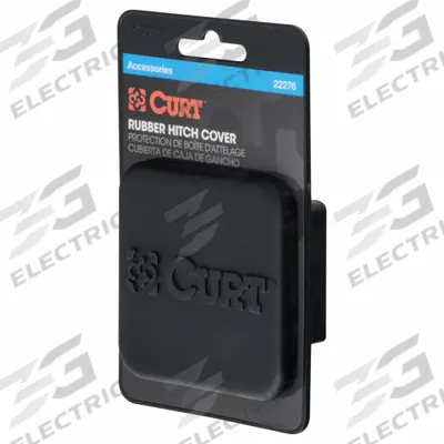 CURT Hitch Cover: 1 5/8 in Overall Lg, 3 1/8 in Overall Wd, 3 1/8 in Ht (MPN 22276) - Fleet and Vehicle Maintenance