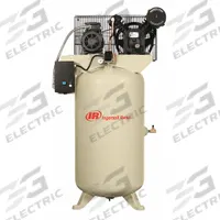 INGERSOLL RAND Electric Air Compressor: 5 hp, 2 Stage, Vertical, 80 gal, 14.3 cfm, 175 psi, 480V AC (MPN 2340N5-V-460/3). Key specifications — attr48430: INGERSOLL RAND; attr48445: 60 Hz; attr48448: Pressure Safety Valve; attr48450: 480V AC; attr48474: Three; attr48487: Vertical.