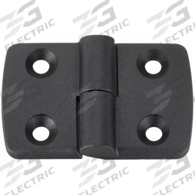 FATH INC. Lift Off Hinge: 48 mm x 77 mm, 40 Series, For 8 mm Slot Wd, Black, Polyamide - Captive Lift-Off Hinges