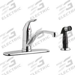 CHICAGO FAUCETS Low Arc Kitchen Faucet: 430, Brass, Single-Post, Deck, 4 Mounting Holes, 1 Handles (MPN 432-MPABCP). Key specifications — Series: 430; Brand: CHICAGO FAUCETS.