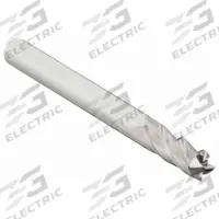 OSG Square End Mill: Carbide, 4 Flute, 8 mm Mill Dia, 42 mm LOC, 102 mm OAL (MPN 484-3150)