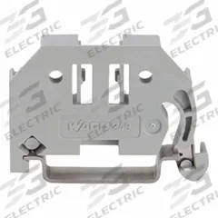 WAGO End Barrier: Clip-On Mount, Gray, DIN Rail 35x15/DIN Rail 35x7.5 (MPN 249-116). Key specifications — Compatible Manufacturer Model Number: 709; Compatible with Product Type: DIN Rail 35x15; Brand: WAGO; Mounting Type: Clip-On Mount.