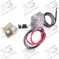 DAYTON Electric Wall & Ceiling Heater Thermostat: Unit Mount, 40° to 85°F, 24 to 277V AC, 2 Poles (MPN 2YU95). Key specifications — Thermostat Control Range: 40° to 85°F; Contact Rating: 22A @ 120 to 277V AC; Mounting Type: Unit Mount; Product Type: Electric Wall & Ceiling Heater Thermostat; Voltage: 24 to 277V AC; Brand: DAYTON; Thermostat Control Type: Mechanical Selector Dial.