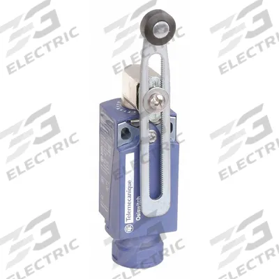 TELEMECANIQUE SENSORS Limit Switch: 90°, Roller Lever, XCKP, 0.22 in Roller Wd - Roller Lever-Arm Limit Switches