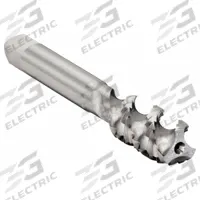 CHICAGO-LATROBE Spiral Flute Tap: 3/8"-24 UNF, H3 / 2B, 3 Flute, Bottoming Chamfer, High Speed Steel (MPN 368014)