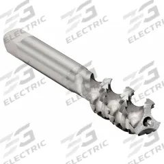 CHICAGO-LATROBE Spiral Flute Tap: 3/8"-24 UNF, H3 / 2B, 3 Flute, Bottoming Chamfer, High Speed Steel (MPN 368014)