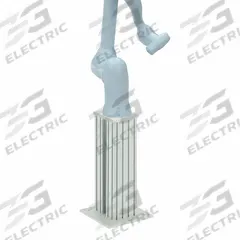 Tube Framing System Profiles: T-Slot Cobot Pedestal, 600 mm H x 308.4 mm W x 304.8 mm L, Aluminum (MPN 40200-SP-K-600). Key specifications — Brand: 80/20; Mobility: Mobile; Product Type: T-Slot Cobot Pedestal; Compatible Series: 40 Series; Manufacturer Part Number: 40200-SP-K-600; Includes: (4) Floor Leveling Bolt.