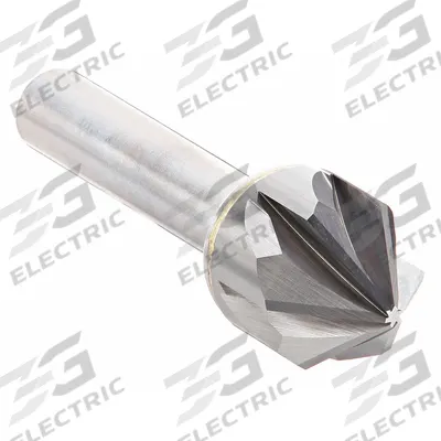 OSG Countersink: 82°, 6 Flute, 3/8 in Body Dia - Smooth-Finish Six-Flute Countersinks