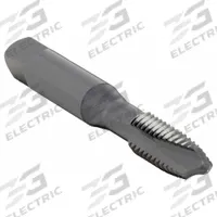 OSG Spiral Point Tap: 3/8"-16 UNC, 2B, 3 Flute, Plug Chamfer, Black Oxide High Speed Steel (MPN 2886001)