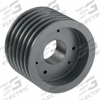 APPROVED VENDOR V-Belt Pulley: B66, 6 Groove, 6.95 in OD, Bushed Bore, SK, Quick Detachable (MPN 6B66SK). Key specifications — Pulley Industry Number: B66; Pitch Diameter: 6.2 in (4L, A); For Belt Section (broad, with similar types): 4L, A, or AX.