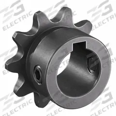 TSUBAKI Single Strand Sprocket: 35, For 3/8 in Chain Pitch, 5/8 in Bore Dia, 10 Teeth, Steel (MPN 35B10F-5/8). Key specifications — Brand: TSUBAKI.