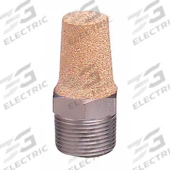 ARROW PNEUMATICS Pneumatic Exhaust Muffler,3/8": 3/8 in NPT, 23.5 scfm, Steel, 40 micron, Bronze (MPN ASP-3). Key specifications — attr124412: ARROW PNEUMATICS; attr124418: Bronze; attr124422: Bronze; attr124426: Steel.