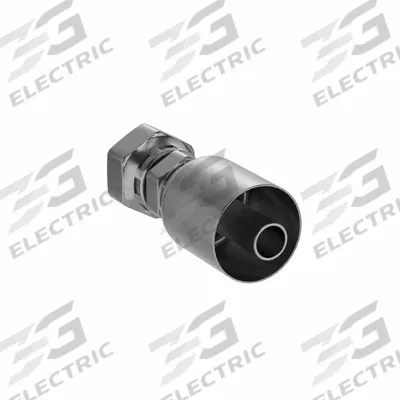 Parker Hydraulic Crimp Fitting: Steel x Steel, Straight, -10 For Hose Dash Size - Parker Crimp Hydraulic Hose Fittings with ORS Connection