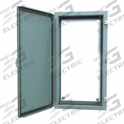 HAMMOND Electrical Enclosure: Steel, 30 in x 16 in x 6 in, NEMA 12/13, w/Panel - Steel Dust-Tight Enclosures