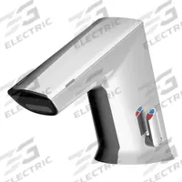 SLOAN Bathroom Sensor Faucet: BASYS, Cast Zinc, Chrome Finish, Single-Post, Battery, Aerated (MPN EFX350.502.0000). Key specifications — Brand: SLOAN; Includes: (4) AA Alkaline Battery; Series: BASYS.