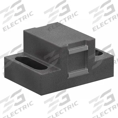 80/20 Magnetic Catch: 39.9 mm x 39.9 mm x 20.2 mm, 25 Series/40 Series, Black - Magnetic Door Catches