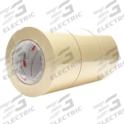 3M Masking Tape: 2307, Tan, 2 13/16 in Roll Wd, 60 yd Overall Roll Lg, 5.2 mil Thick - General Purpose Masking Tape