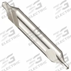 KEO Center Drill: Radius Type, #5, 60°, 2 3/4 in Overall Lg, TiN Coated High Speed Steel (MPN 906-000-123). Key specifications — attr1301185: KEO; attr1301198: Double End.