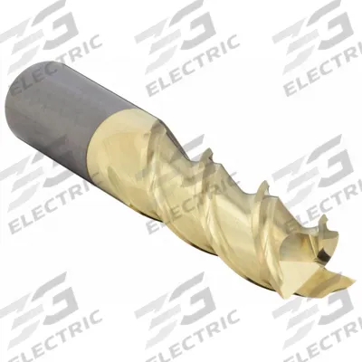 APPROVED VENDOR Square End Mill: Carbide, ZrN Coated, 3 Flute, 1" Mill Dia, 3-1/4" LOC - Carbide Square End Mills for Aluminum
