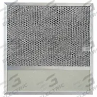 BROAN Range Hood Filter: 11.44 in x 11.81 in x 0.38 in, Aluminum, Mesh (MPN R610050). Key specifications — Brand: BROAN; Media Material: Aluminum; Frame or Header Material: Aluminum; Air Filter Construction: Mesh; Air Filter Item: Range Hood Filter; Compatible Manufacturer Part Number: QS136WW.