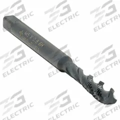 CLEVELAND Spiral Flute Tap: M5x0.8 Metric, 6H, 3 Flute, Semi-Bottoming Chamfer, Black Oxide Cobalt (MPN C98137)