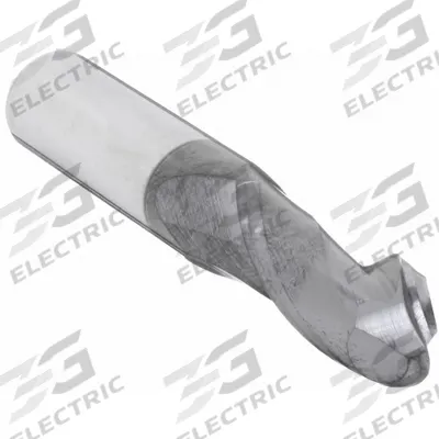 APPROVED VENDOR Ball End Mill: Carbide, AlTiN Coated, 2 Flute, 12 mm Mill Dia, 25 mm LOC - General Purpose Carbide Ball End Mills