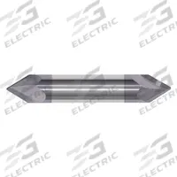 APPROVED VENDOR Chamfer Mill: Carbide, AlTiN Coated, Double End, 2 Flute, 60°, 1/4" Mill Dia (MPN 209-262250B)