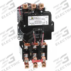 SQUARE D Magnetic Motor Starter: Non-Reversing, 3 Poles, NEMA Size 4, 135 A, 120V AC Coil (MPN 8536SFO1V02S). Key specifications — Brand: SQUARE D; Coil Voltage: 110/120V AC; Phase: Three; Operator: None; Terminal Connection Type: Screw Clamp Terminals; Includes Pilot Light: No; Operator Controls: None; Auxiliary Contacts Included: No Auxiliary Contacts Included.