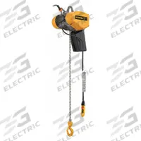 HARRINGTON Electric Chain Hoist: H4 - Heavy Duty, 380-460V AC, Hook Mounted - No Trolley, 2 Speeds (MPN EQ010SD-15). Key specifications — Brand: HARRINGTON; Includes: Pendant; Operating Voltage: 380-460V AC; Headroom Clearance: 28 in - 30 in.